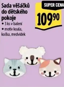 Albert Sada věšáčků do dětského pokoje nabídka