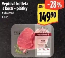 Albert Vepřová kotleta skostí - plátky nabídka