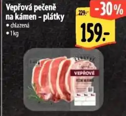 Albert Vepřová pečeně na kámen - plátky nabídka