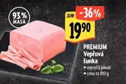 Albert PREMIUM Vepřová šunka nabídka