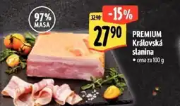 Albert PREMIUM Královská slanina nabídka