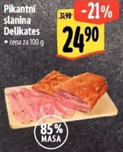 Albert Pikantní slanina Delikates nabídka