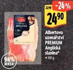 Albert Albertovo uzenářství PREMIUM Anglická slanina nabídka