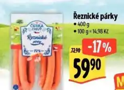 Albert Řeznické párky nabídka