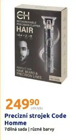 Action CODE HOMME Precizní strojek nabídka