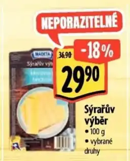 Albert Madeta Sýrařův výběr nabídka