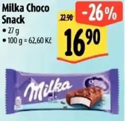 Albert Milka Choco Snack nabídka