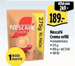 Albert Nescafé Crema refill nabídka