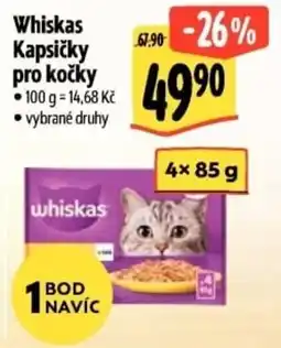 Albert Whiskas Kapsičky pro kočky nabídka