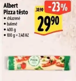 Albert Albert Pizza těsto nabídka