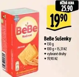 Albert BeBe Sušenky nabídka