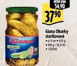 Albert Giana Okurky sterilované nabídka