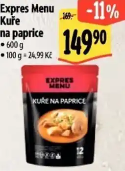Albert Expres Menu Kuře na paprice nabídka