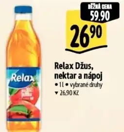 Albert Relax Džus, nektar a nápoj nabídka