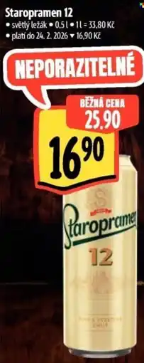 Albert Staropramen 12 nabídka