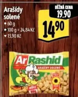 Albert Arašídy solené nabídka