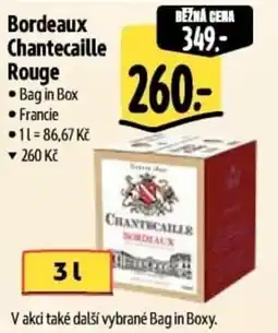 Albert Bordeaux Chantecaille Rouge nabídka
