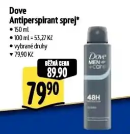 Albert Dove Antiperspirant sprej nabídka