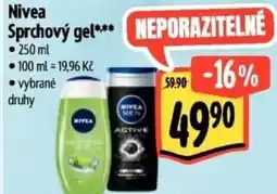 Albert Nivea Sprchový gel nabídka