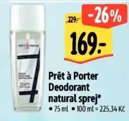 Albert Prêt à Porter Deodorant natural sprej nabídka