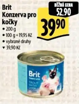 Albert Brit Konzerva pro kočky nabídka