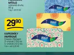 Flop KAPESNÍKY PAPÍROVÉ Classic/Balsam 2-vrstvé 150 ks nabídka