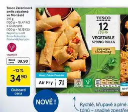 Tesco Tesco Zeleninová směs zabalená ve filo těstě nabídka