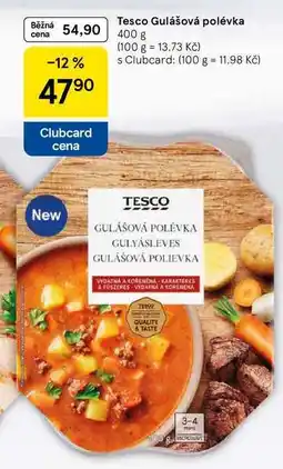 Tesco Tesco Gulášová polévka nabídka