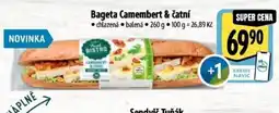 Albert Bageta Camembert & čatní nabídka