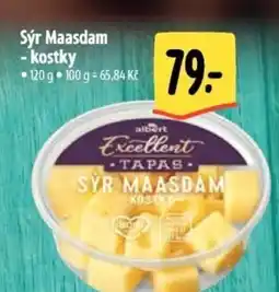 Albert Sýr Maasdam -kostky nabídka