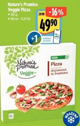 Albert Nature's Promise Veggie Pizza nabídka