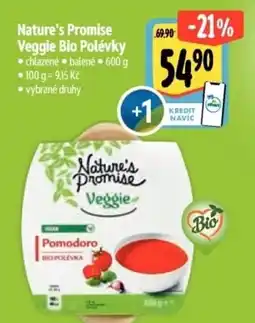 Albert Nature's Promise Veggie Bio Polévky nabídka