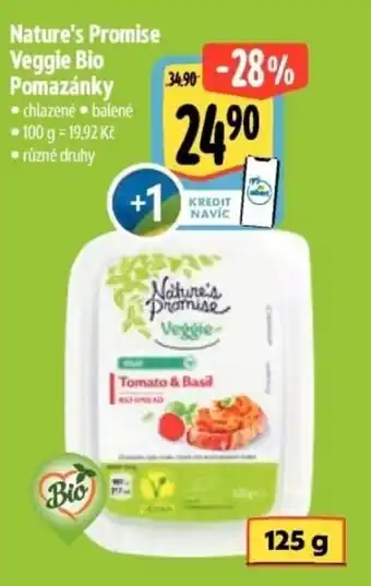 Albert Nature's Promise Veggie Bio Pomazánky nabídka