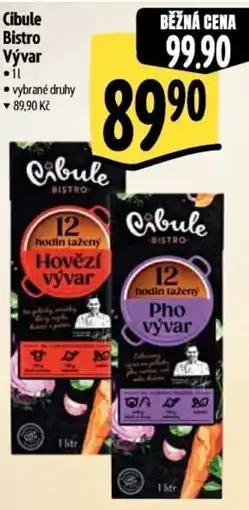 Albert Cibule Bistro Vývar nabídka