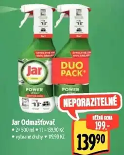 Albert Jar Odmašťovač nabídka