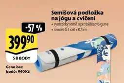 Albert Semišová podložka na jógu a cvičení nabídka