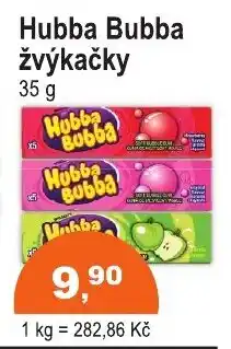 COOP DISKONT Hubba Bubba žvýkačky nabídka