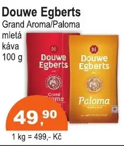 COOP DISKONT Douwe Egberts Grand Aroma/Paloma mletá káva nabídka