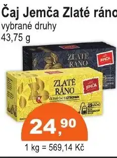 COOP DISKONT Čaj Jemča Zlaté ráno nabídka