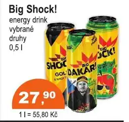 COOP DISKONT Big Shock! energy drink nabídka