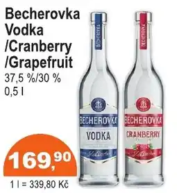 COOP DISKONT Becherovka Vodka /Cranberry /Grapefruit nabídka