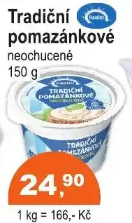 COOP DISKONT Ranko Tradiční pomazánkové neochucené nabídka