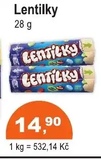 COOP DISKONT Lentilky nabídka