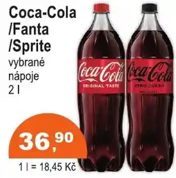 COOP DISKONT Coca-Cola /Fanta /Sprite nabídka