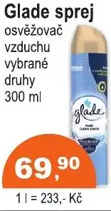 COOP DISKONT Glade sprej osvěžovač vzduchu nabídka