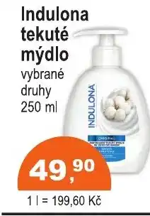 COOP DISKONT Indulona tekuté mýdlo nabídka