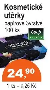 COOP DISKONT Kosmetické utěrky nabídka