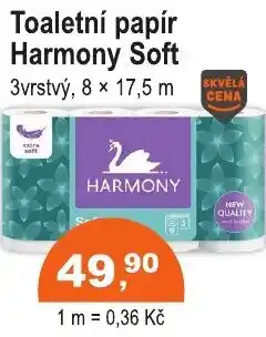 COOP DISKONT Toaletní papír Harmony Soft nabídka
