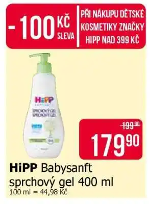 Teta HiPP Babysanft sprchový gel 400 ml nabídka