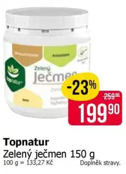Teta Topnatur Zelený ječmen 150 g nabídka